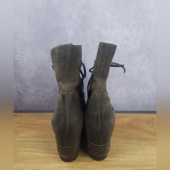 Sorel Joan of Arctic Wedge Mid Boot Boho Woman Size - Picture 4 of 8